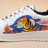Hand-Painted Sneakers - Tiger