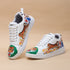 Hand-Painted Sneakers - Tiger