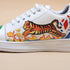 Hand-Painted Sneakers - Tiger