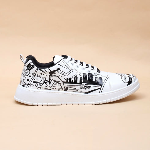Hand-Painted Sneakers - Comics 2.0