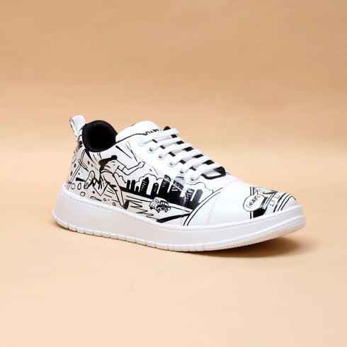 Hand-Painted Sneakers - Comics 2.0