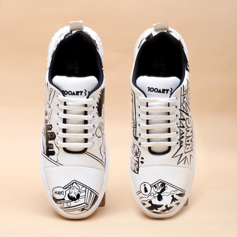 Hand-Painted Sneakers - Comics 2.0