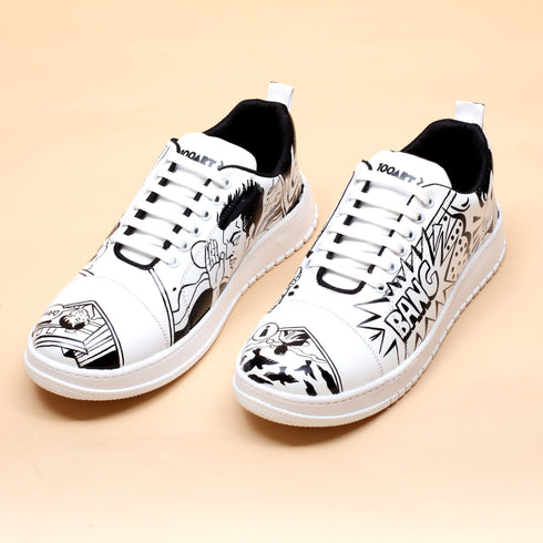 Hand-Painted Sneakers - Comics 2.0