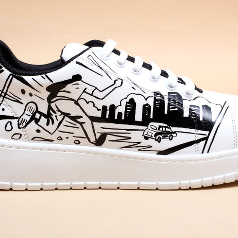 Hand-Painted Sneakers - Comics 2.0