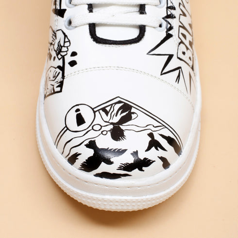 Hand-Painted Sneakers - Comics 2.0