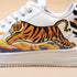 Hand-Painted Sneakers - Tiger