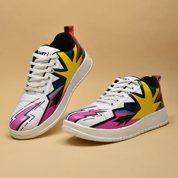 Hand-Painted Sneakers - Flash
