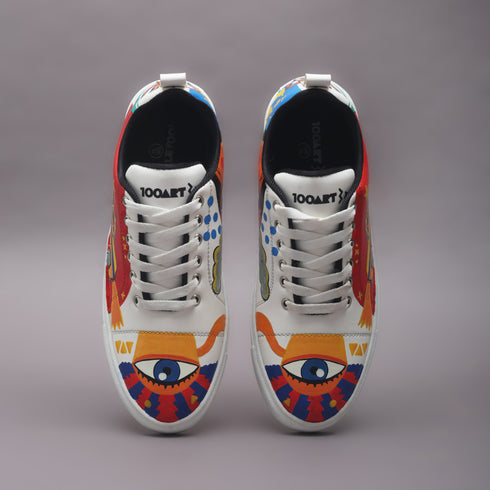 Hand-Painted Sneakers - Pop-Art