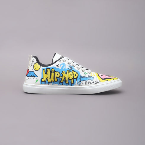 Hand-Painted Sneakers - Rebel