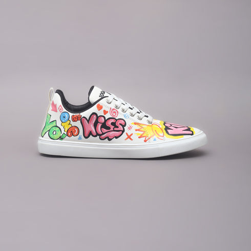 Hand-Painted Sneakers - Rebel