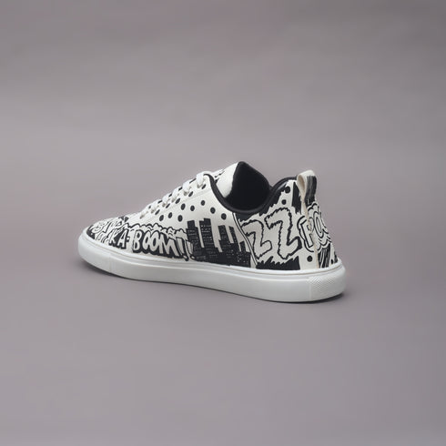 Hand-Painted Sneakers - Comics