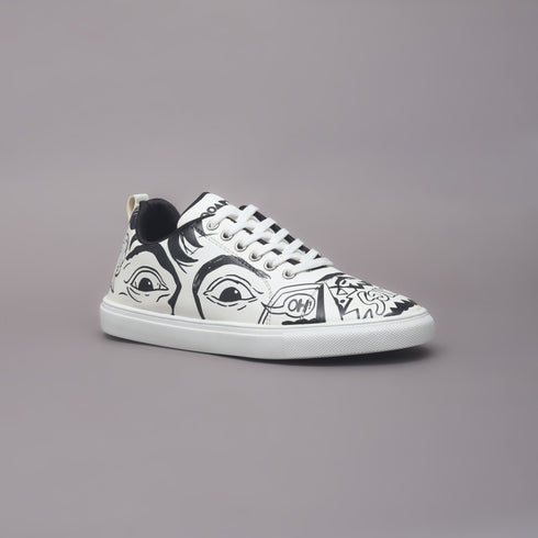 Hand-Painted Sneakers - Comics