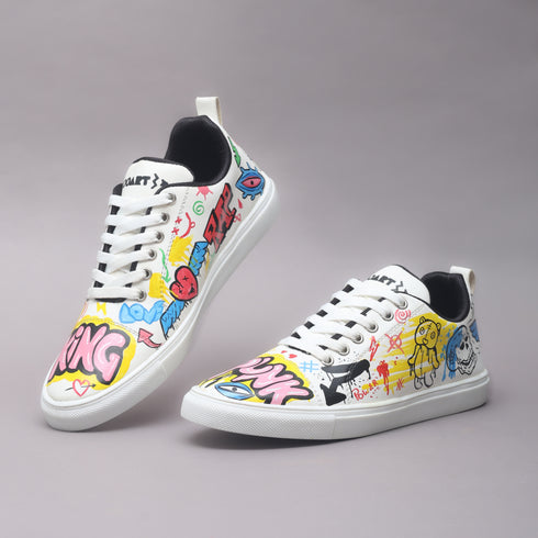 Hand-Painted Sneakers - Rebel