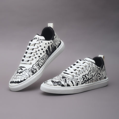 Hand-Painted Sneakers - Comics
