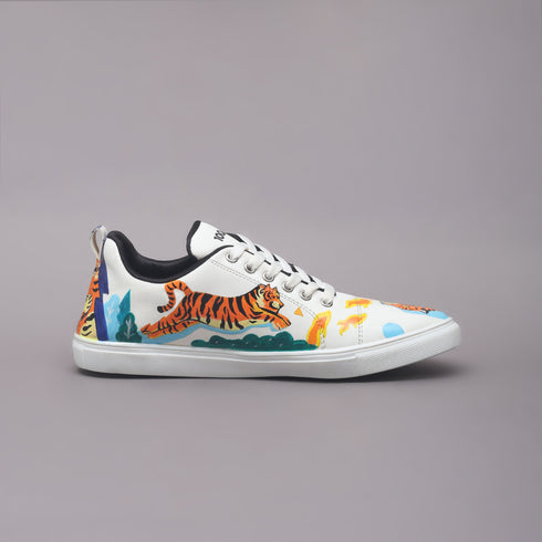 Hand-Painted Sneakers - Beast