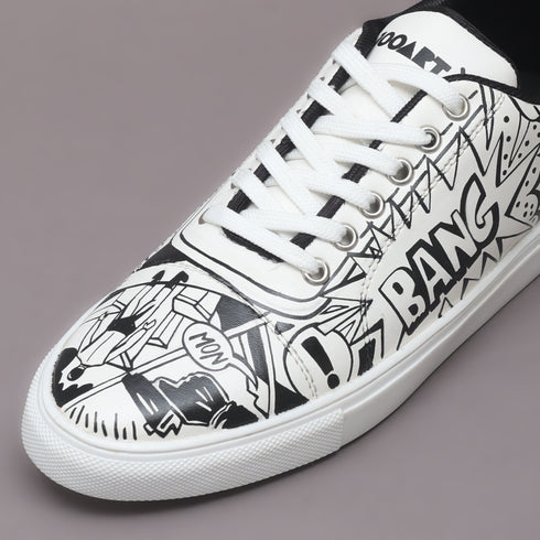 Hand-Painted Sneakers - Comics
