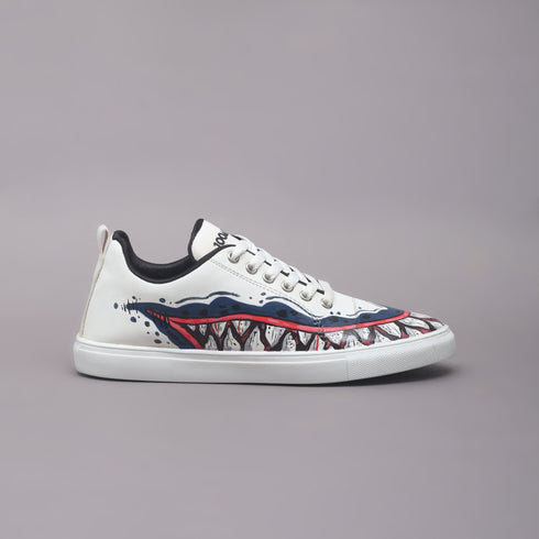 Hand-Painted Sneakers - Grin