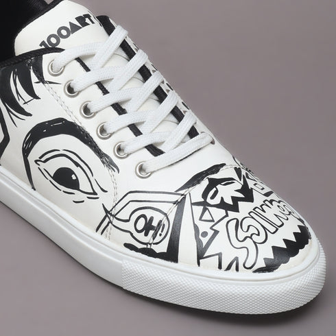 Hand-Painted Sneakers - Comics