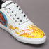 Hand-Painted Sneakers - Red Fang