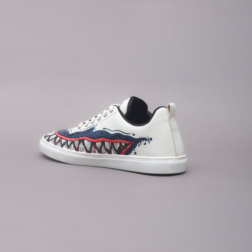 Hand-Painted Sneakers - Grin