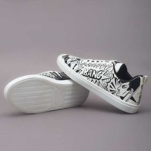 Hand-Painted Sneakers - Comics