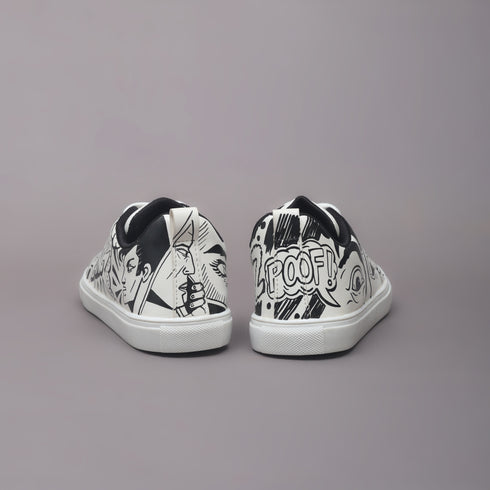 Hand-Painted Sneakers - Comics