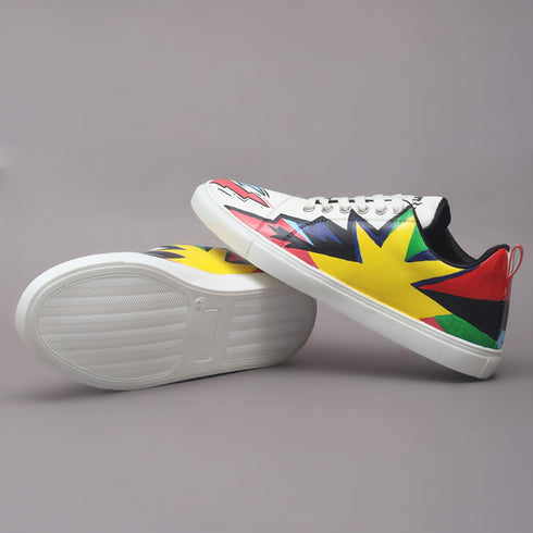 Hand-Painted Sneakers - Flash