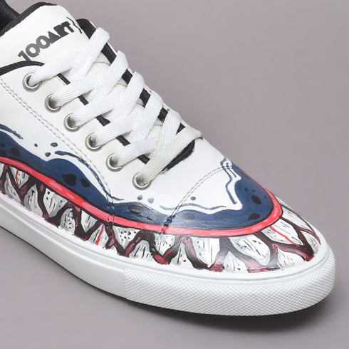 Hand-Painted Sneakers - Grin