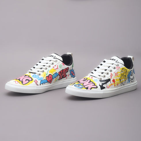 Hand-Painted Sneakers - Rebel