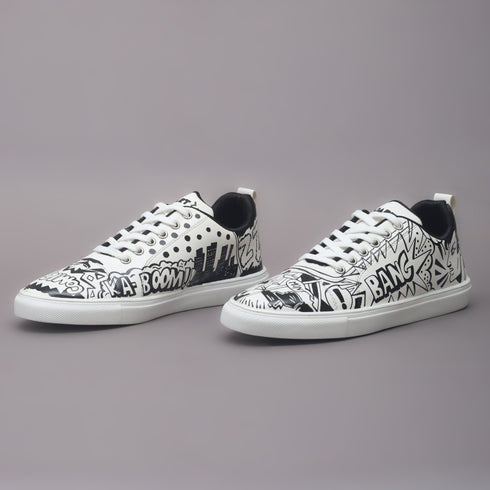 Hand-Painted Sneakers - Comics