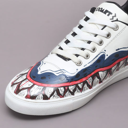 Hand-Painted Sneakers - Grin