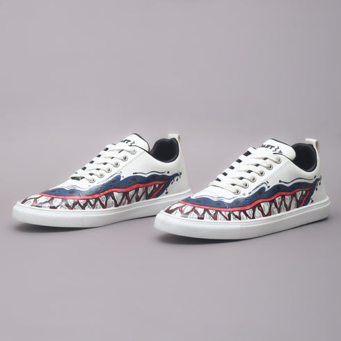 Hand-Painted Sneakers - Grin