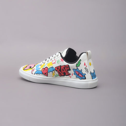 Hand-Painted Sneakers - Rebel