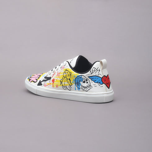 Hand-Painted Sneakers - Rebel