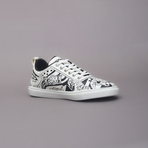 Hand-Painted Sneakers - Comics