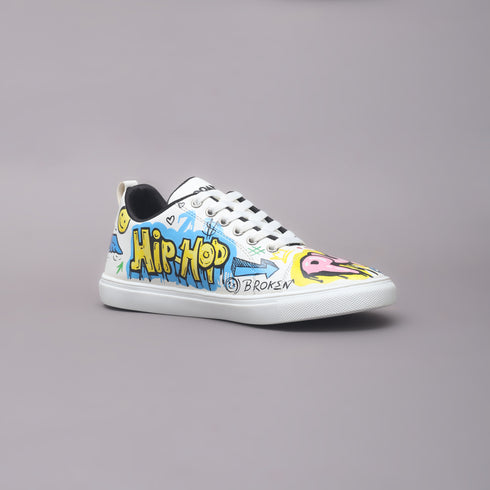 Hand-Painted Sneakers - Rebel