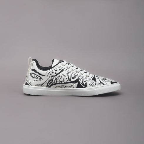 Hand-Painted Sneakers - Comics