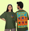 Buri Nazar Waale Printed T-Shirt - Green