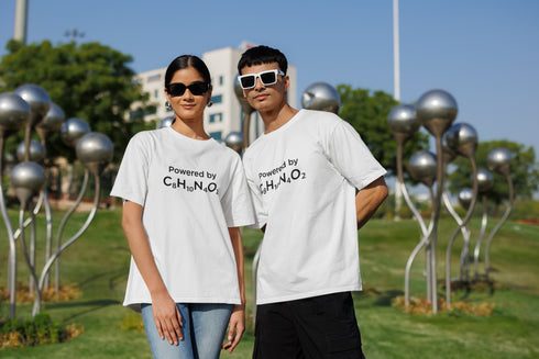 Caffeinated Printed T-Shirt - White