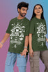 Fatafati Kolkata Printed T-Shirt - Green