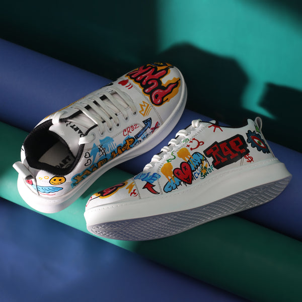 Hand-Painted Sneakers - Rebel