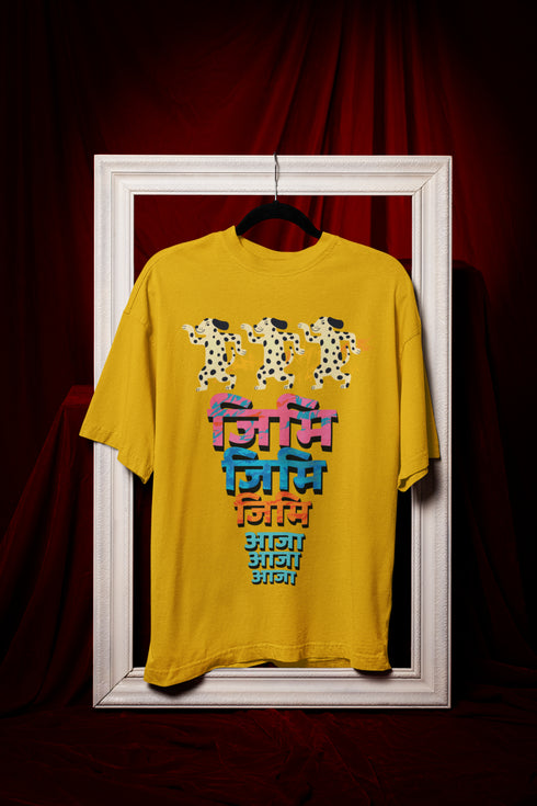 Jimmy Jimmy Printed T-Shirt - Mustard Yellow