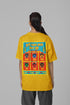 Buri Nazar Waale Printed T-Shirt - Mustard Yellow