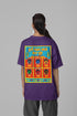 Buri Nazar Waale Printed T-Shirt - Purple