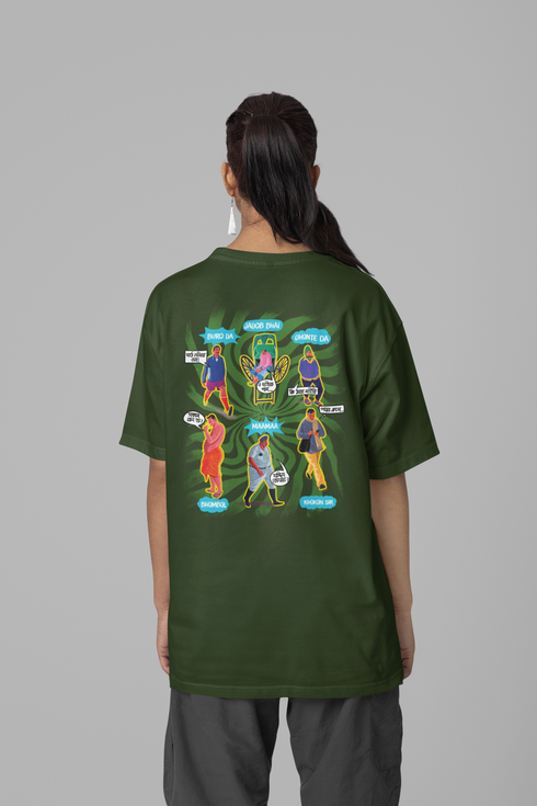 People Of Kolkata Printed T-Shirt - Green