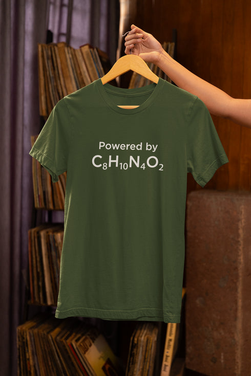 Caffeinated Printed T-Shirt - Green