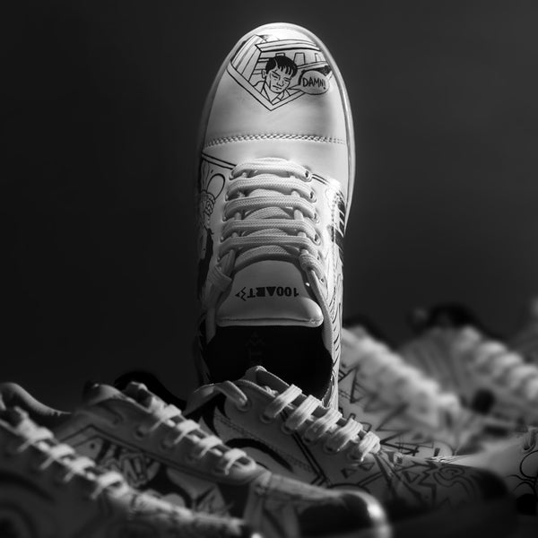 Hand-Painted Sneakers - Comics 2.0