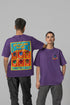 Buri Nazar Waale Printed T-Shirt - Purple