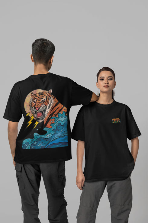 Beast Printed T-Shirt - Black