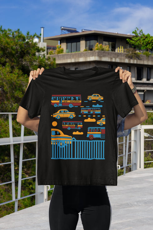 Monday To Friday Printed T-Shirt - Black